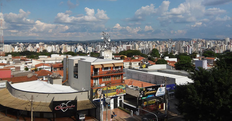 Campinas, SP Vista da cidade de Campinas